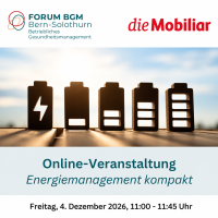 Online-Veranstaltung "Energiemanagement kompakt"